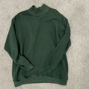 Mock neck sweatshirt